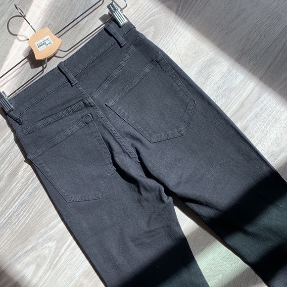 *NEW* PULL&BEAR BLACK HIGH RISE JEANS SIZE US 4 / EUR 36 - Picture 6 of 6